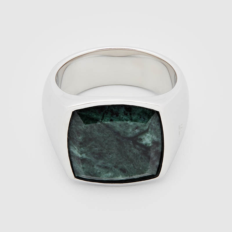 TOMWOOD（トムウッド） Cushion Green Marble Ring（クッション ...