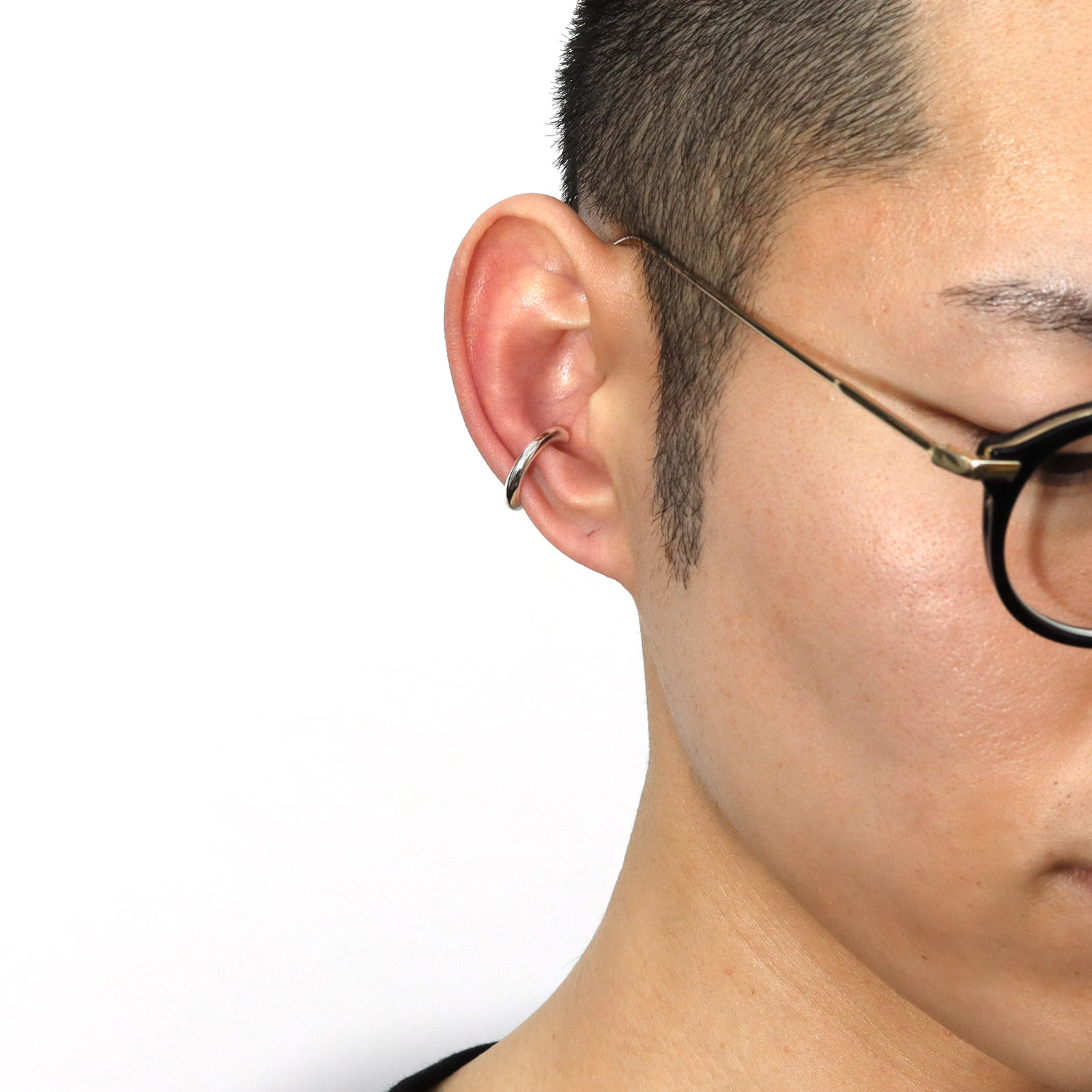 BLURRY EAR CUFF - Silver