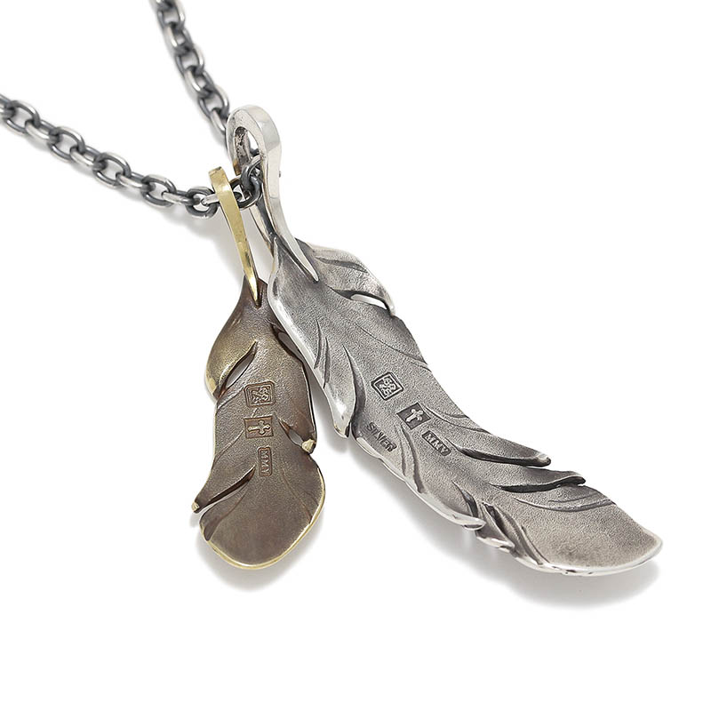 SYMPATHY OF SOUL（シンパシーオブソウル） Old Feather Necklace ...