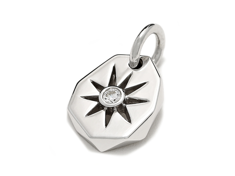 PS: Selfless Compass Silver pendant