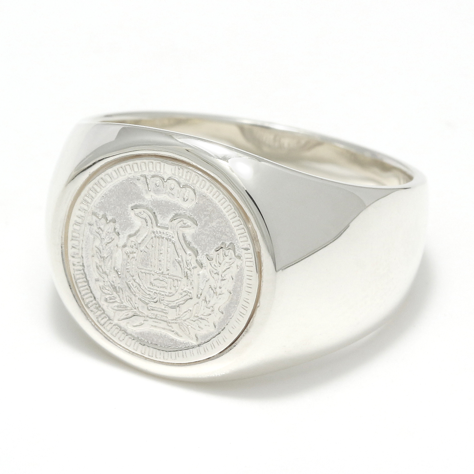 SYMPATHY OF SOUL（シンパシーオブソウル） Classic Coin Ring / Good Luck - Silver（ クラシックコインリング / グッドラック - シルバー）