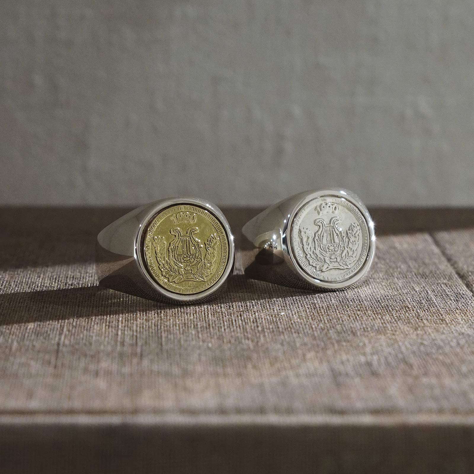 SYMPATHY OF SOUL（シンパシーオブソウル） Classic Coin Ring / Good Luck - Silver（ クラシックコインリング / グッドラック - シルバー）