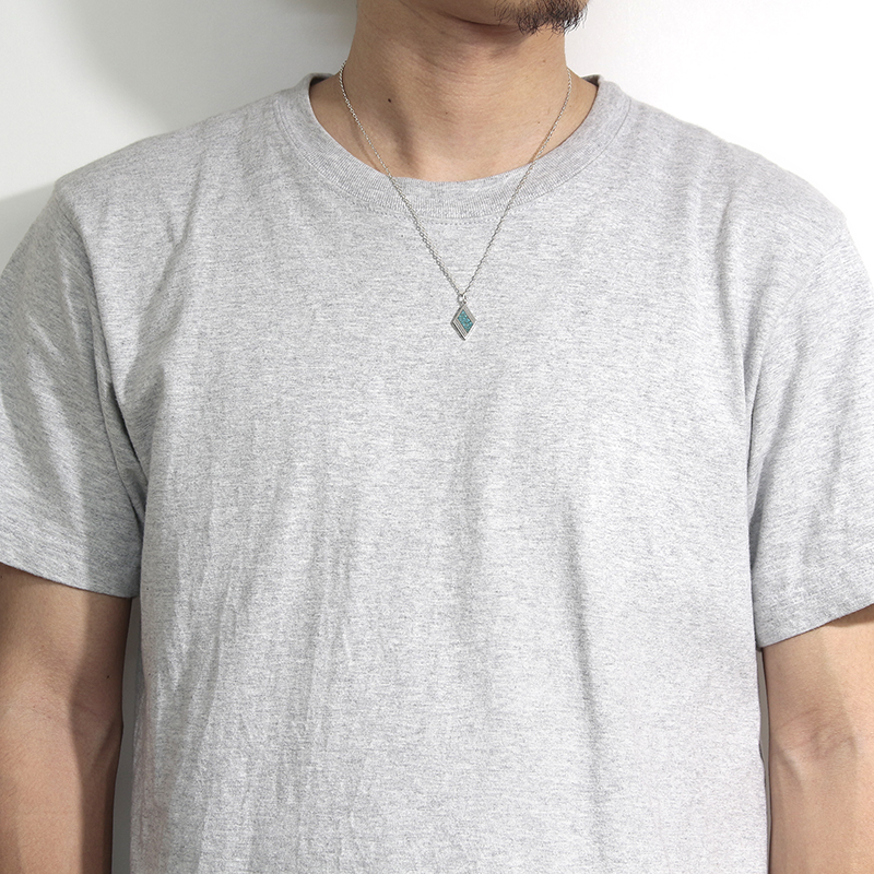 【受注販売商品 納期：約2ヶ月】TRQ Filled Dia Shape Necklace（ターコイズフィルドダイヤシェイプネックレス）　Suman  Dhakhwa（スーマンダックワ）