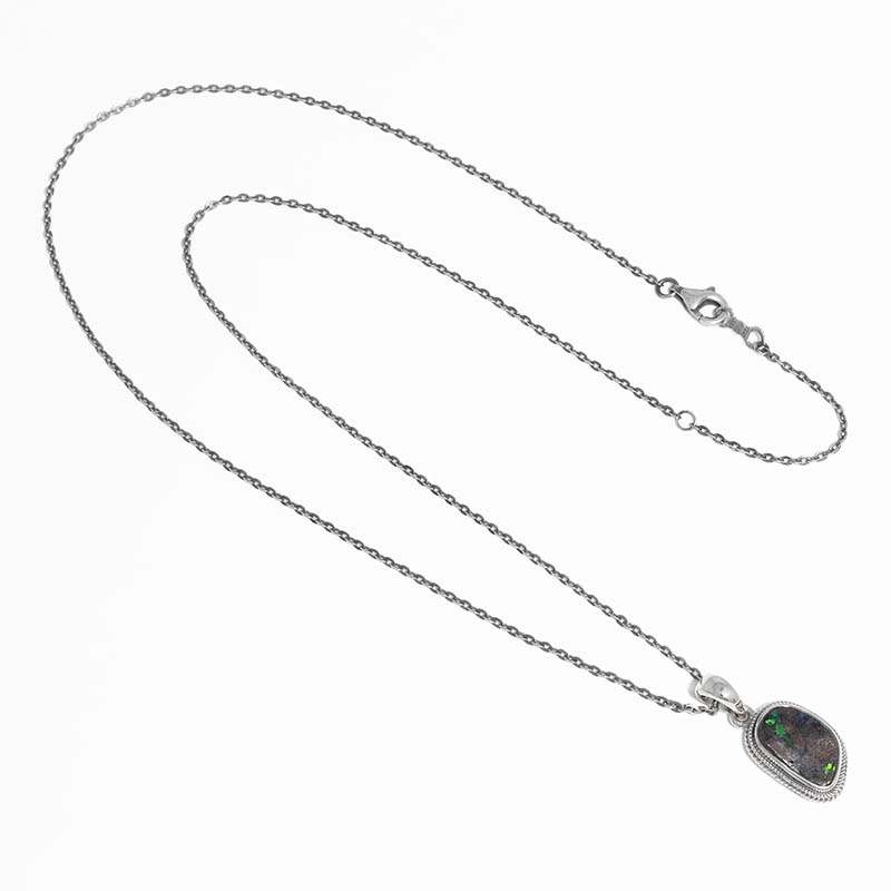 【一点物】Medium Opal Stone Necklace（ミディアムオパールストーンネックレス）　Suman Dhakhwa（スーマンダックワ）