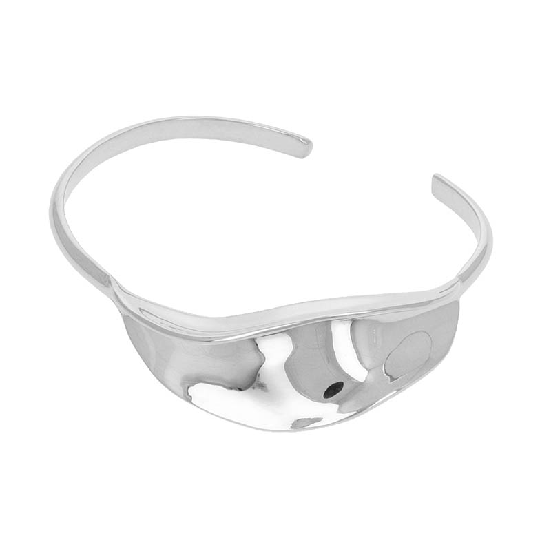 Flutter Bangle - Silver