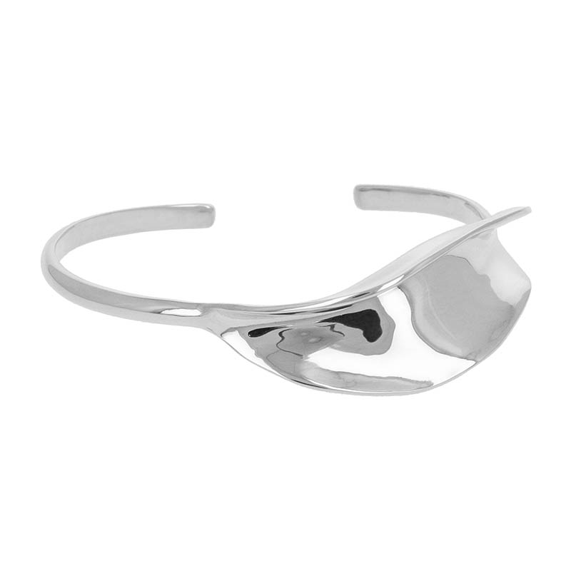 Flutter Bangle - Silver