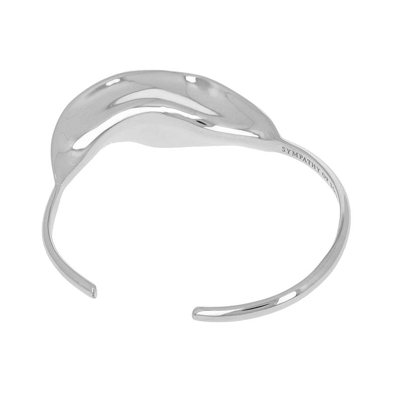 Flutter Bangle - Silver