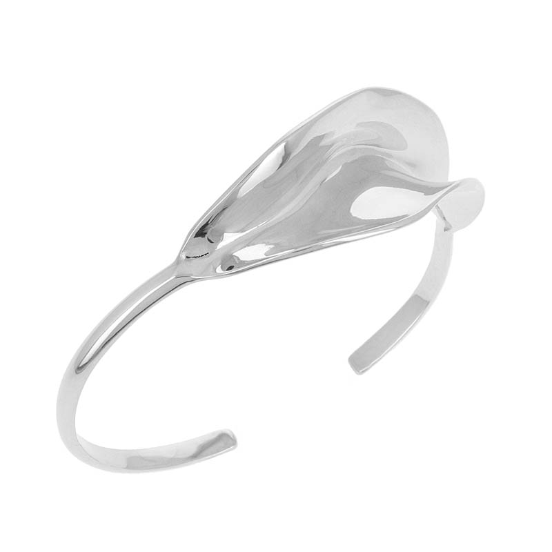 Flutter Bangle - Silver