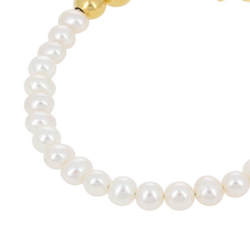 Pearl Beads T-bar Bracelet