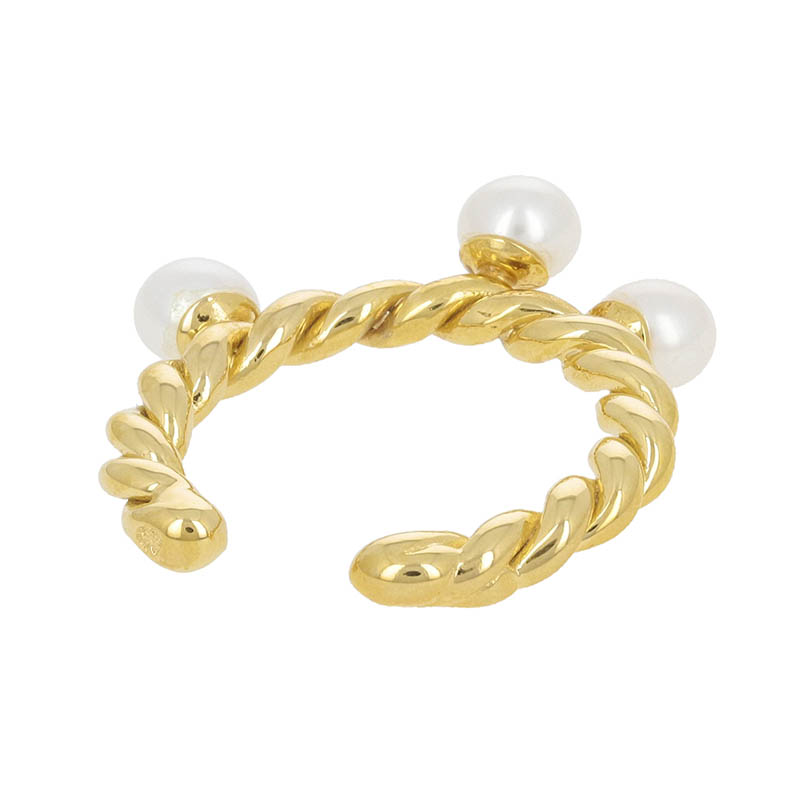 Twist Ring w/Pearl